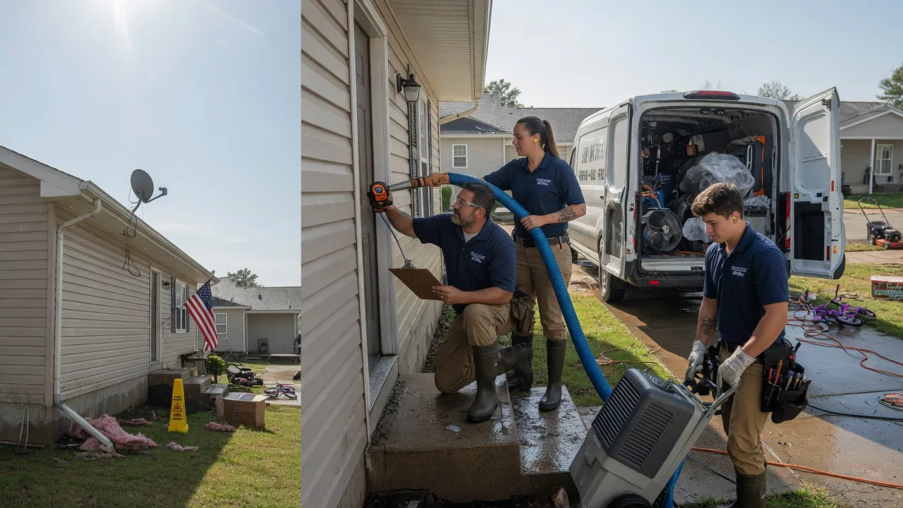 Ceiling Water Damage Restoration in Bellingham, MA near me